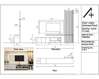 do technical drawings for your furniture  and shop drawings