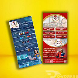logo professionnel flyer post menu graphic design