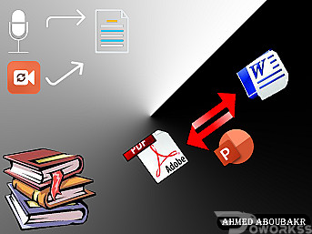 تحويل او تفريغ ملفات من Pdf الى Word