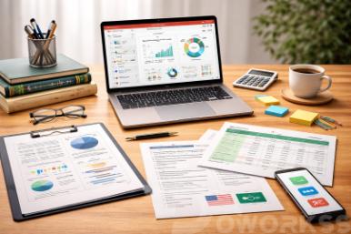 خدمات مكتبية متكاملة باستخدام Word وExcel وPowerPoint