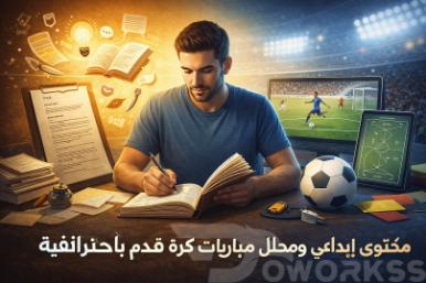 كاتب محتوى إبداعي ومحلل مباريات كرة قدم باحترافية
